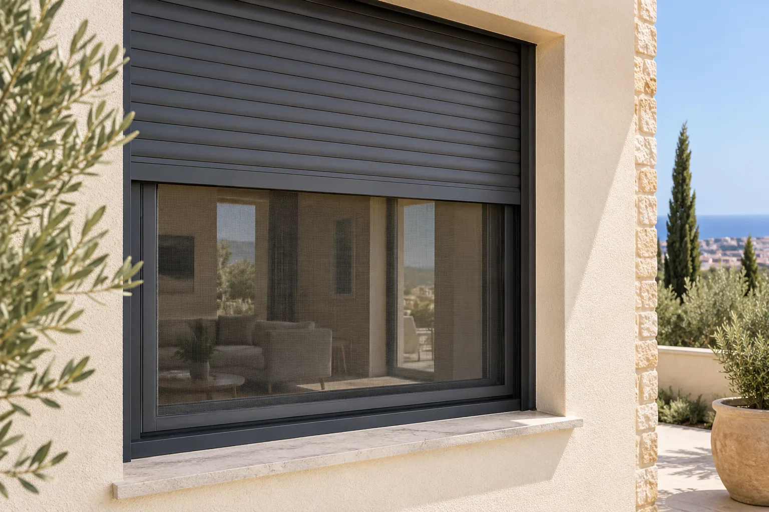 Roller shutters / mosquito net